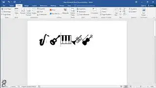 How to insert Musical instrument symbols in Word