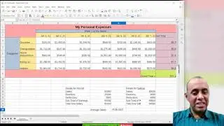 How to Write Formulas and Functions in Spreadsheets | Average() | Libre Calc Tutorial