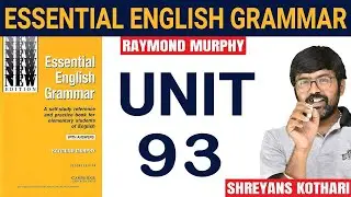 #93 Essential English Grammar by Raymond Murphy | Raymond Murphy English Grammar (Unit 93)