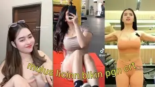 asupan goyang tiktok!!cewe mulus ada huruf w