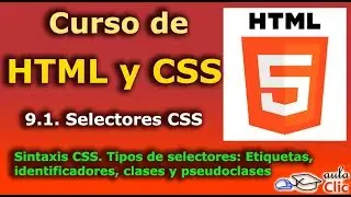 Curso de HTML y CSS. 9.1. Selectores CSS