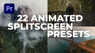 Split Screen Effect, Presets For Adobe Premiere Pro | 22 Animated Presets