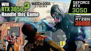 RTX 3050 | Can It Handle - Watch Dogs Legion | ULTRA GRAPHICS [HD]