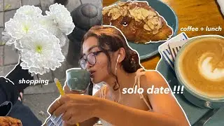 taking myself on a date ! ☕️🥐 VLOG