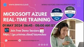 NEW Azure Administrator & Azure DevOps Realtime Training from 01/MAY/24 06:45AM to 08:00 AM IST