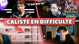 CALISTE RÉAGIT À SES DÉFAITES AU SOLOQ CHALLENGE - Best Of LoL #767 Réactions