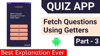 Simple quiz app in android studio | Quiz app in android | Part-3 | Tech Projects | quiz app