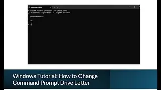 Mastering the Command Prompt: How to Change Drive Letters in Windows