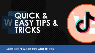 Microsoft Word Tips and Tricks #shorts