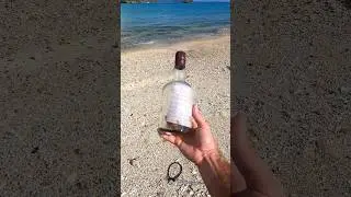 MESSAGE IN A BOTTLE FOUND ON DESERT ISLAND IN JAPAN | PART 1 #messageinabottle #Japan #China #shorts