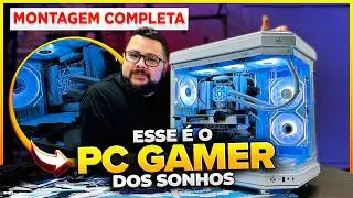 Montamos um Incrivel PC GAMER Full White com CV700 pra RODAR TUDO!