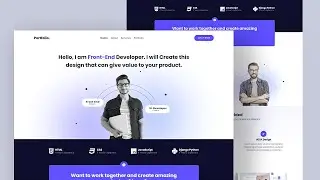 How To Create A Personal Portfolio Website Only Using HTML And CSS - Portfolio Website HTML CSS