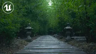 Virtual Bamboo Grove | UE5 [4K]