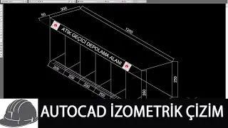 AUTOCAD İZOMETRİK ÇİZİM