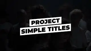 Box Titles Final Cut Pro Template