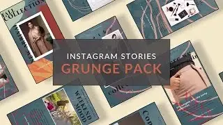 Instagram Stories: Grunge Pack After Effects Templates