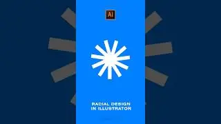 Create Radial Design In Illustrator| Short Tutorial | Graphic Design | Adobe Illustrator | Ai