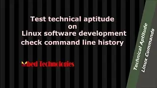 A technical question on command to check command line history in linux