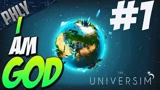 I AM GOD - Interstellar Planet Builder (The Universim Gameplay)