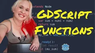 GDScript Functions Tutorial - Godot Game Engine Beginner