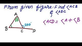 2. Solution of Sum Triangle CBSE ICSE:From the given figure, find the value of x in terms of a, b an