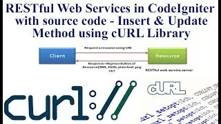 RESTful Web Services in CodeIgniter with source code - Insert and Update Operation with cURL Library