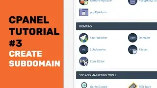 cPanel Tutorials | How To Create A Subdomain In cPanel and Redirect 2020 | 4K