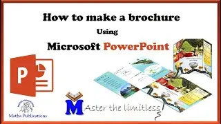 Art Integrated project | Professional Brochure making | PowerPoint | Easy 10 min tutorial