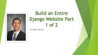 Django Website with Database Tutorial Part 1