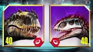 INDOMINUS REX Vs INDOMINUS REX GEN 2 - Jurassic World The Game