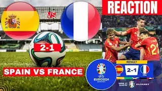 Spain vs France 2-1 Live Stream Euro 2024 Semi Football Match Score Commentary Highlights en Direct