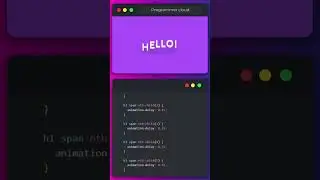 😎🖋️ Create Cool Text Animation with HTML & CSS