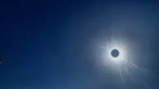 Full Peak View of Total Solar eclipse April  2024