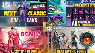 ✅ Bgmi Next Mythic Forge | Next Classic Crate M416 Glacier In Bgmi | Imperial Lucky Spin Bgmi | 3.4