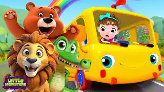 Wheels On The Bus | Baby Shark + More Nursery Rhymes & Kids Songs | Little Monsters