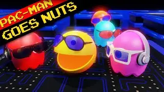 Pacman Goes Nuts - Pacman Song 2 | #animation #pacman #pacman3d #gameanimation