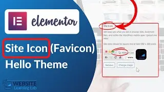 Set Up Site Icon (Favicon) With Hello Theme In WordPress