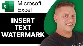How to Insert Text Watermark in Excel | Excel Tutorial 2024