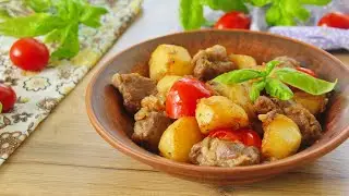 Самая вкусная КАРТОШКА С МЯСОМ на сковороде, которую я только ела! РЕЦЕПТ грузинского оджахури!