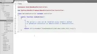 Working With Controllers in Symfony 2