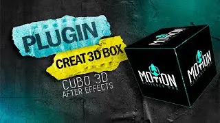 CRIANDO UM CUBO 3D NO AFTER EFFECTS - USANDO PLUGIN CREAT 3D BOX + DOWNLOAD PLUGIN