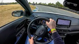 2022 Hyundai Kona N - POV Autocross & Track Drive (Binaural Audio)