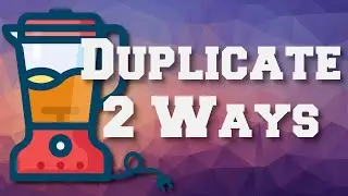 2 Ways To Duplicate Objects in Blender 2.9