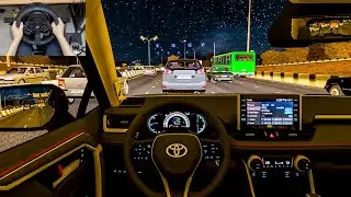 2021 Toyota RAV4 Prime - City Car Driving | Traffic jam [Thrustmaster T300RS gameplay]