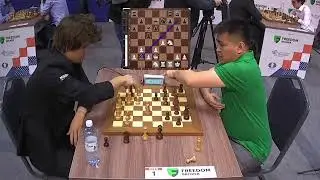 Magnus Carlsen vs Tsydypov Zhamsaran чемпионат мира по шахматам,кабаний удар,шахматы для всех