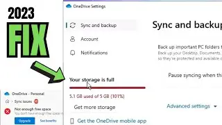 Fix OneDrive Storage Full in 2024 | OneDrive Not Enough FREE Space