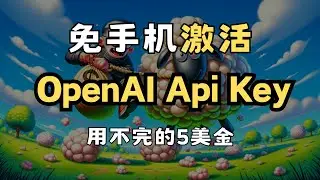 薅羊毛，免手机激活5美金OpenAI API Key｜ChatGPT | 邮箱注册｜体验AI｜无需海外手机