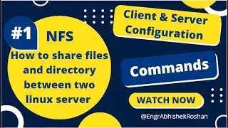 Linux NFS (Network File System )| How to share files and directory between two linux server| Part 1