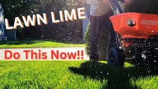 Lime Your Lawn Now! One of the easiest and most important steps for lawn care.