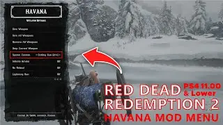 Activate Red Dead Redemption 2 Havana Mod Menu on PS4 11.00 or Lower